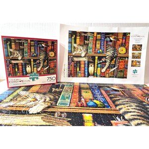 Buffalo FREDERICK THE LITERATE Jigsaw Puzzle 750 pcs The Cats of Charles Wysocki